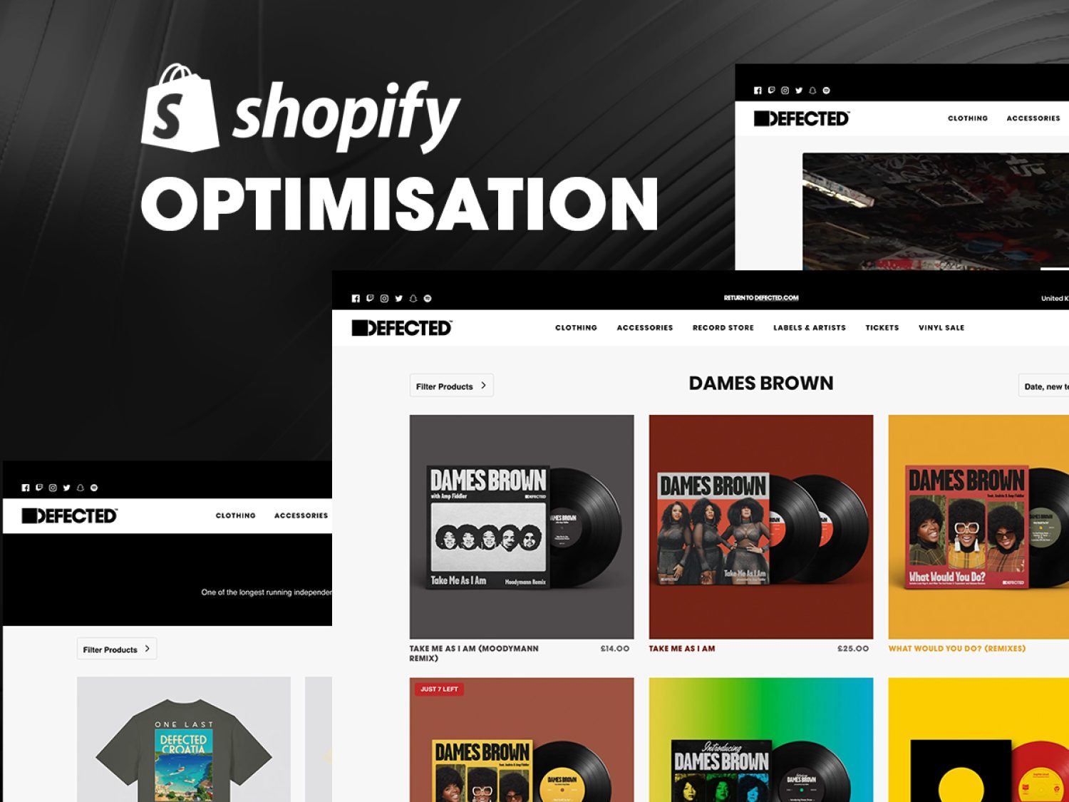 Front Page 6 shopify optimisation