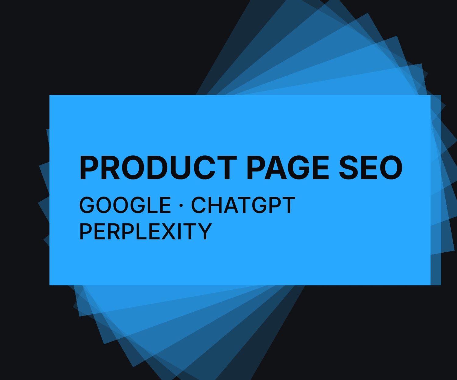 Front Page 18 product page seo ai shopping